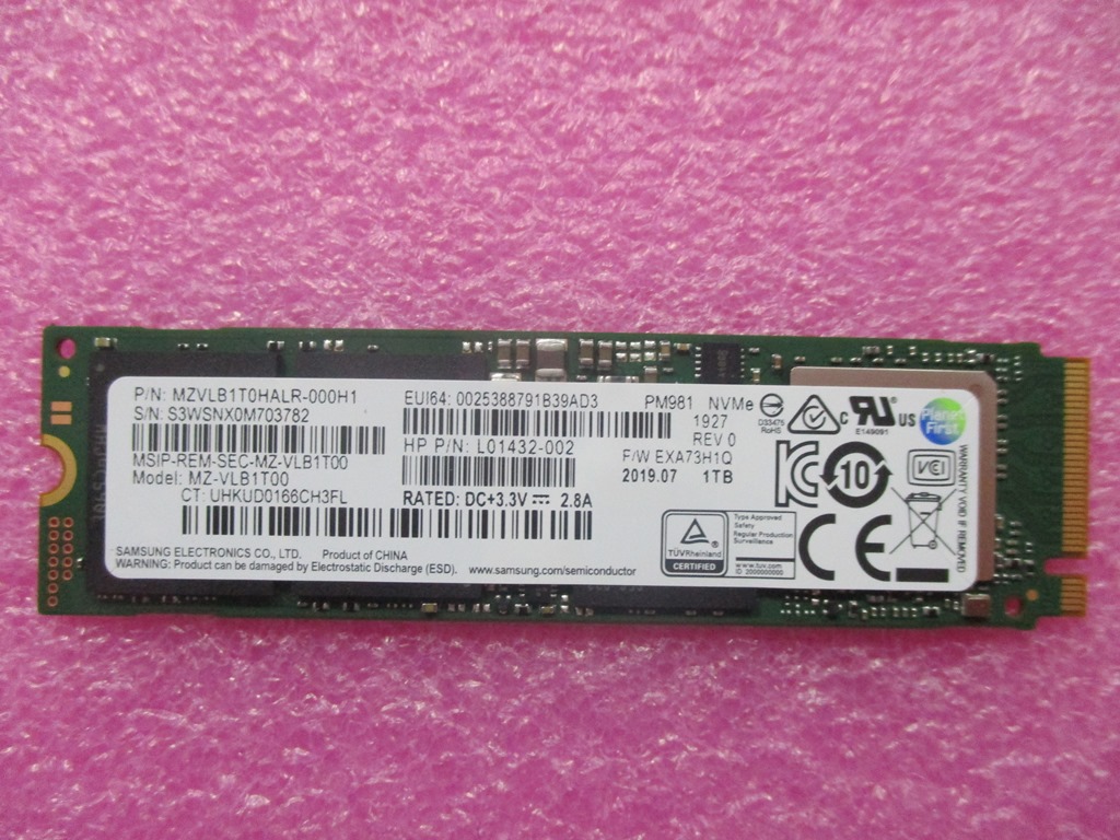 HP EliteBook 745 G6 Laptop (7YB30LT) Drive (SSD) L62304-001