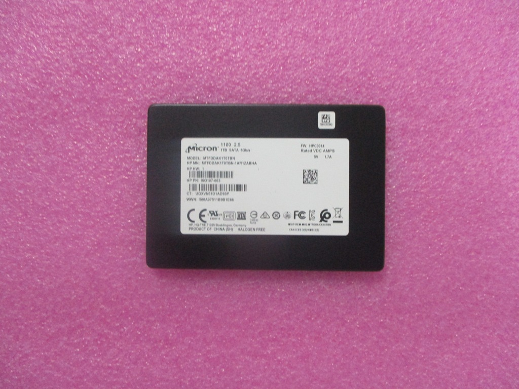 HP ZBook 17 G6 (9MZ79LS) Drive (SSD) L67988-001