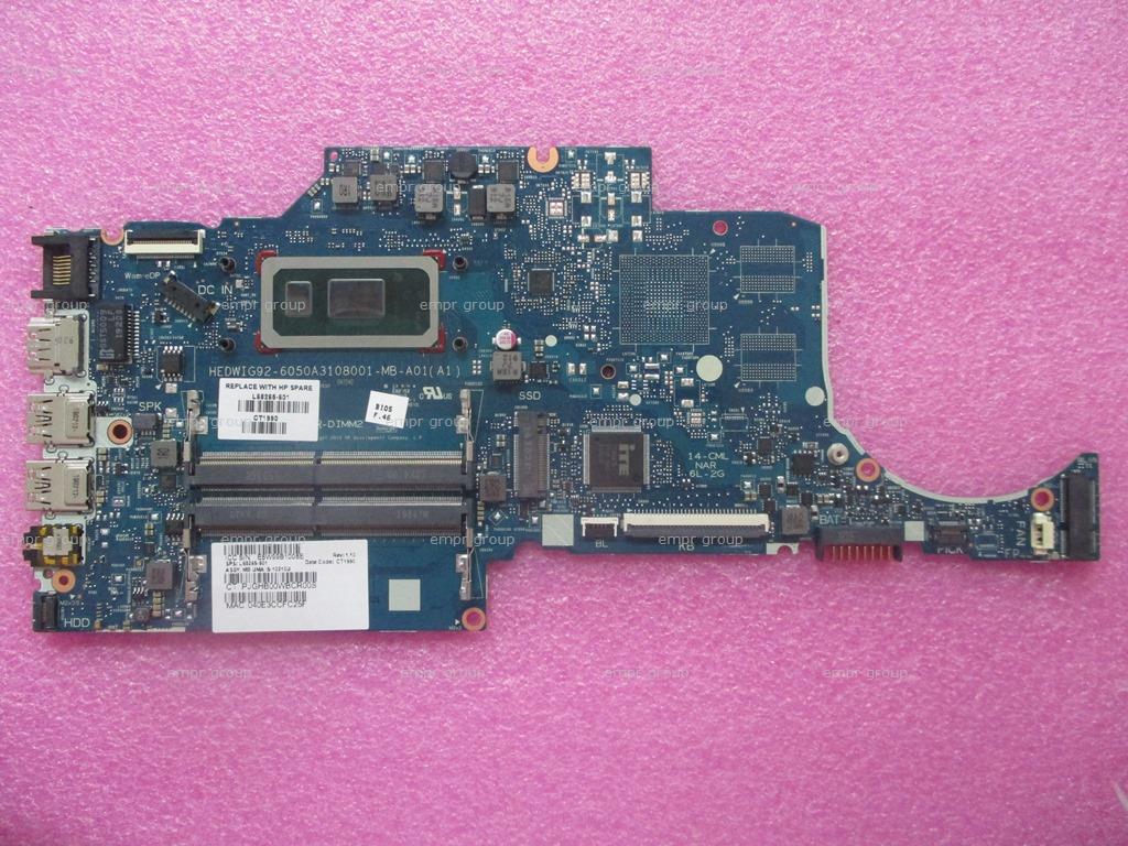 HP Laptop 14s-cf2002TU  (8LX42PA) PC Board L68265-601