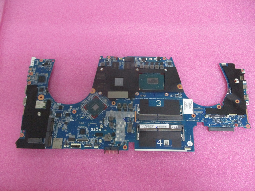 HP ZBook 17 G5 (8ZR57LS) PC Board L68821-601