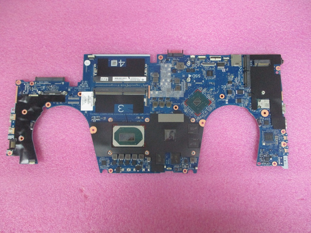 HP ZBook 17 G5 (8ZR57LS) PC Board L68827-601