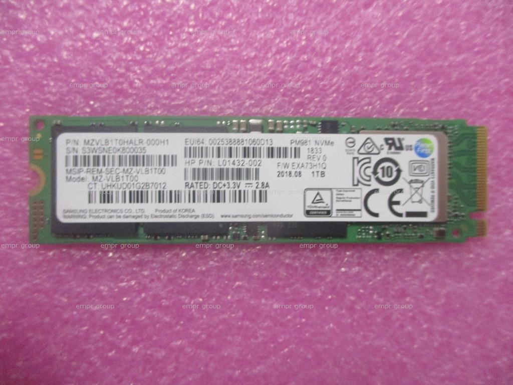 HP ZBook 15 G6 (9FK46US) Drive (SSD) L68863-001
