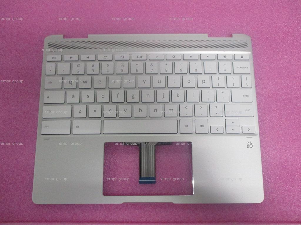 Genuine HP Replacement Keyboard  L73244-001 HP Chromebook 12b-ca0000 x360