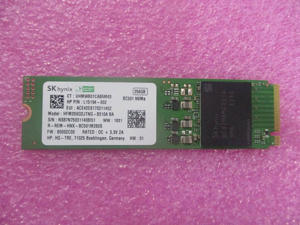 HP ZBook Firefly 14 G7 (3V2V5UT) Drive (SSD) L85354-002