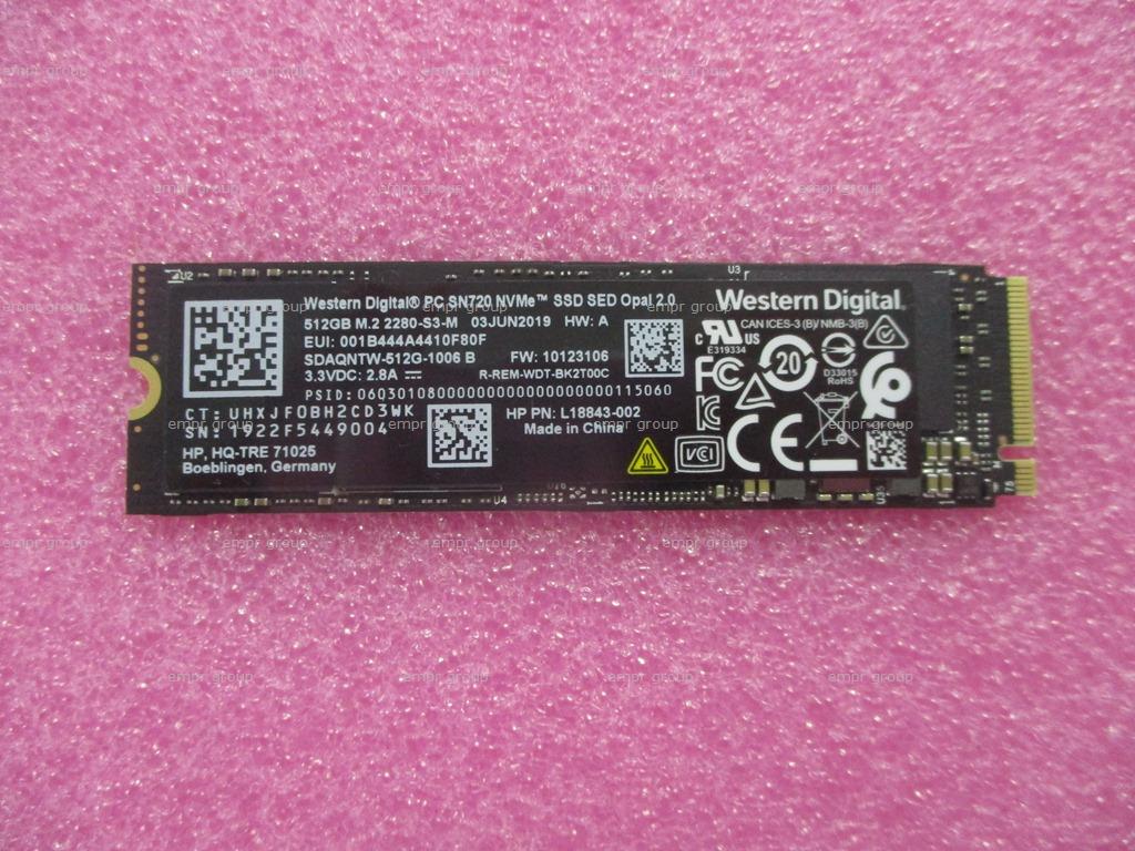HP ZBook Fury 17 G7 (2B0T7UT) Drive (SSD) L85368-001