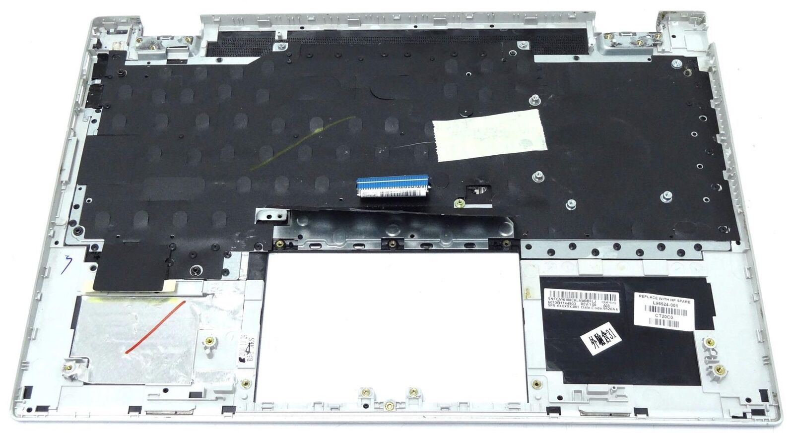 L96524-001 - Original HP Keyboard with Top Cover NSV AHG English