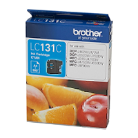 Brother LC131 Cyan Ink Cart - LC-131C for Brother MFC-J245 Printer