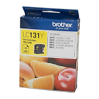 Brother LC131 Yellow Ink Cart - LC-131Y for Brother MFC-J245 Printer