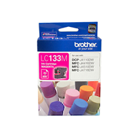 Brother LC133 Magenta Ink Cart - LC-133M for Brother DCP Series Printer