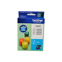 Brother LC231 Cyan Ink Cart - LC-231CS for Brother MFC-J680DW Printer
