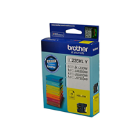 Brother LC235XL Yell Ink Cart Up to 1,200 pages - LC-235XLYS for Brother MFC-J5320DW Printer