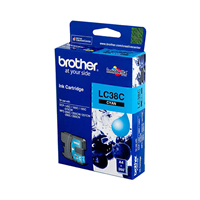 Brother LC38 Cyan Ink Cart - LC-38C for Brother MFC-290C Printer