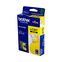 Brother LC38 Yellow Ink Cart - LC-38Y for Brother MFC-290C Printer