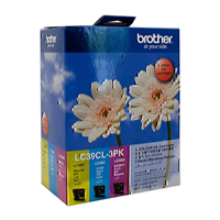 Brother LC39 CMY Colour Pack - LC-39CL-3PK for Brother DCP-J125 Printer
