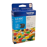 Brother LC40 Cyan Ink Cart - LC-40C for Brother DCP-J925DW Printer