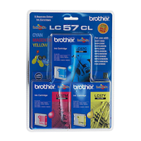 Brother LC57 CMY Colour Pack - LC-57CL-3PK for Brother Printer