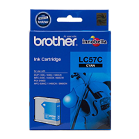 Brother LC57 Cyan Ink Cart - LC-57C for Brother DCP-540CN Printer