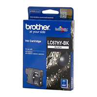 Brother LC67 Black HY Ink Cart - LC-67HYBK for Brother MFC-6490CW Printer