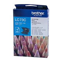 Brother LC73 Cyan Ink Cart - LC-73C for Brother MFC-J6710DW Printer