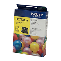 Brother LC77XL Yellow Ink Cart - LC-77XLY for Brother MFC-J432W Printer