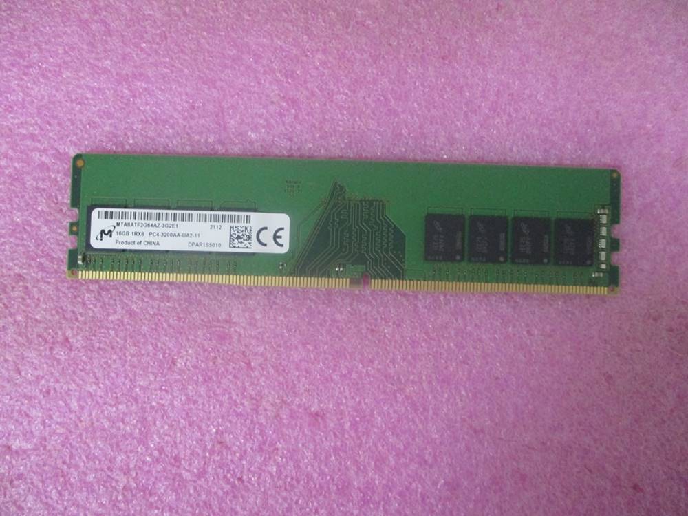 16GB (1x16GB) DDR4 3200 UDIMM IND Mem - 4N6N3AA Memory M09711-001