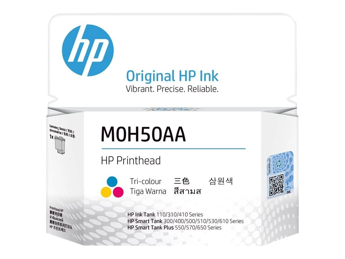 HP M0H50A Tri-Color GT Printhead - M0H50AA for HP Smart Tank 455 Printer