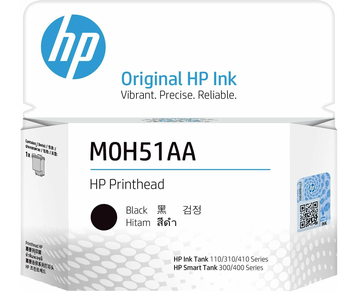HP M0H51A Black Replacement GT Printhead - M0H51AA for HP Smart Tank 502 Printer