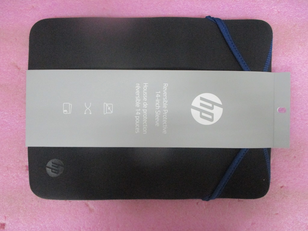 HP PROTECTIVE REVERSIBLE 14 INCH BLACK/BLUE LAPTOP SLEEVE - 2F1X4AA Accessory M39082-001