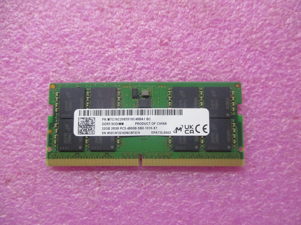 HP Z2 Mini G9 i712700 32GB/1TB PC - 6J9K5PA Memory N05331-001