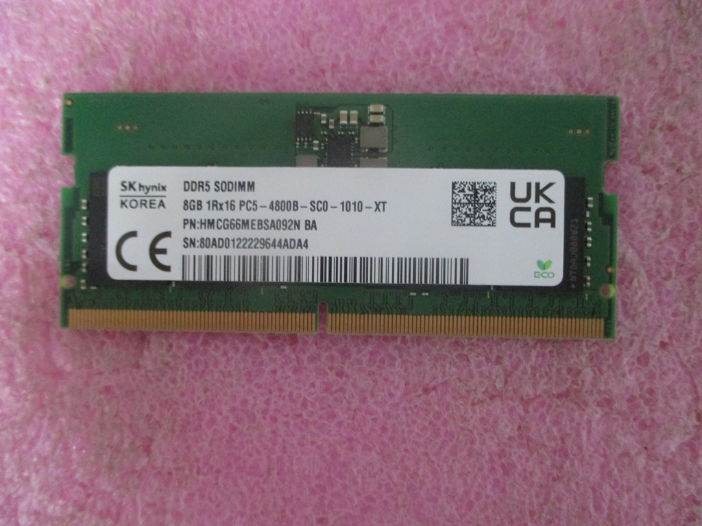 HP 8GB DDR5 4800 SODIMM Mem - 5S4C3AA Memory N23055-001