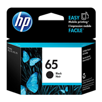HP 65 Black Ink Cartridge (120 pages) - N9K02AA for HP AMP Series Printer