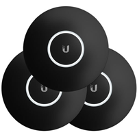 Ubiquiti UniFi Hard Cover Skin Casing, 3-Pack, Black, For nanoHD, U6 Lite, U6+, nHD-cover-Black-3 [NHD-COVER-BLACK-3]