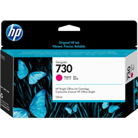 HP 730 130-ml Magenta DesignJet Ink - P2V63A for HP Designjet T2600 Printer