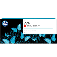 HP 774 775-ML CHROMATIC RED DesignJet ink Cartridge - Z6810 - P2W02A for HP Designjet Z6810 Printer