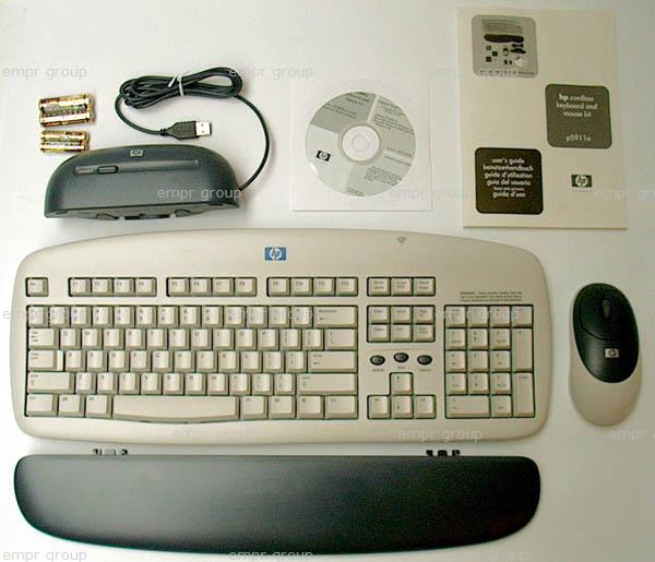 HP CORDLESS KEYBOARD AND MOUSE KIT - P5911AR Keyboard P5911-63001