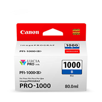 Canon PFI1000 Blue Ink Cart - PFI1000B for Canon imagePROGRAF PRO1000 Printer