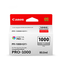 Canon PFI1000 Grey Ink Cart - PFI1000GY for Canon imagePROGRAF PRO1000 Printer