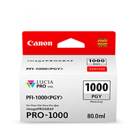 Canon PFI1000 Ph Grey Ink Cart - PFI1000PGY for Canon imagePROGRAF PRO1000 Printer