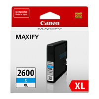 Canon PGI2600XL Cyan Ink Tank - PGI2600XLC for Canon MB5160 Printer