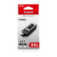 Canon PGI655XXL Black Ink Cart - PGI655XXLBK for Canon PIXMA MX726 Printer
