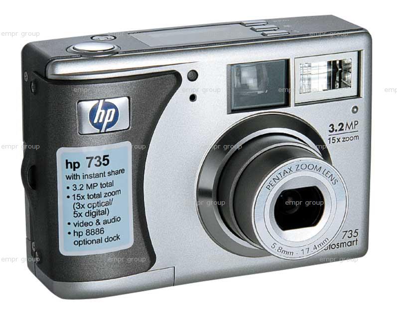 HP Photosmart 735 Digital Camera - Q2212A  Q2210A
