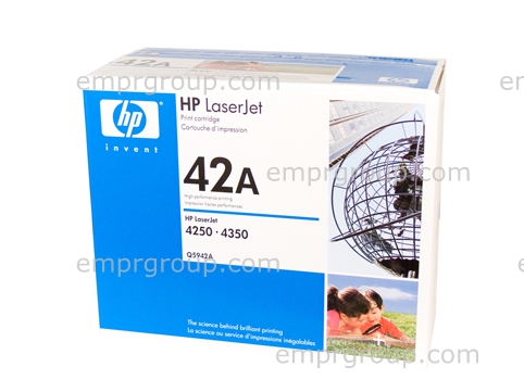 HP LASERJET 4350N PRINTER - Q5407A Cartridge Q5942A