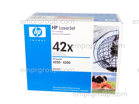 HP LASERJET 4350DTN PRINTER - Q5409A Cartridge Q5942X