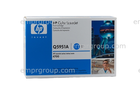HP COLOR LASERJET 4700PH+ PRINTER - Q7495A Cartridge Q5951A