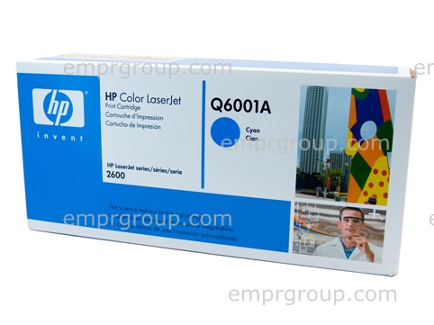 HP COLOR LASERJET 2600N PRINTER - Q6455A Cartridge Q6001A