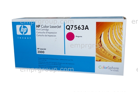HP COLOR LASERJET 3000DTN PRINTER - Q7536A Cartridge Q7563A