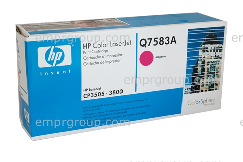 HP COLOR LASERJET 3800N PRINTER - Q5982A Cartridge Q7583A