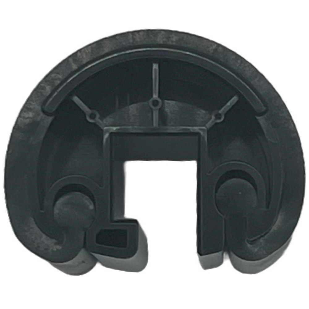 RB2-1821-030CN - Original HP Paper pickup roller assembly (D-shaped) - Rubber roller on a plastic frame - Locks on to the paper pickup shaft in the 250-sheet paper feeder assebmly base unit