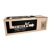 Kyocera TK869K Black Toner - TK-869K for Kyocera TASKalfa 300ci Printer
