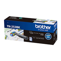Brother TN253 Black Toner Cart 2,500 pages - TN-253BK for Brother DCP-L3510CDW Printer